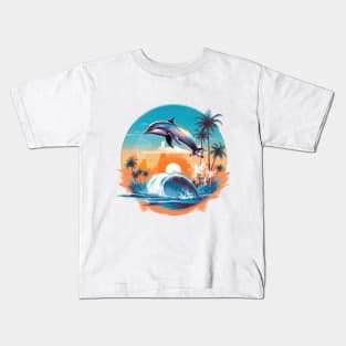 I Love Dolphins Kids T-Shirt